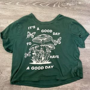 Green Shirt With Quote - Women’s XS